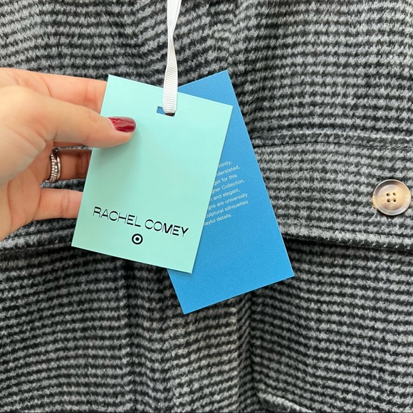 Rachel Comey x Target • Women's Checkered Oversized Shirt Jacket Dark Gray - Picture 9 of 12